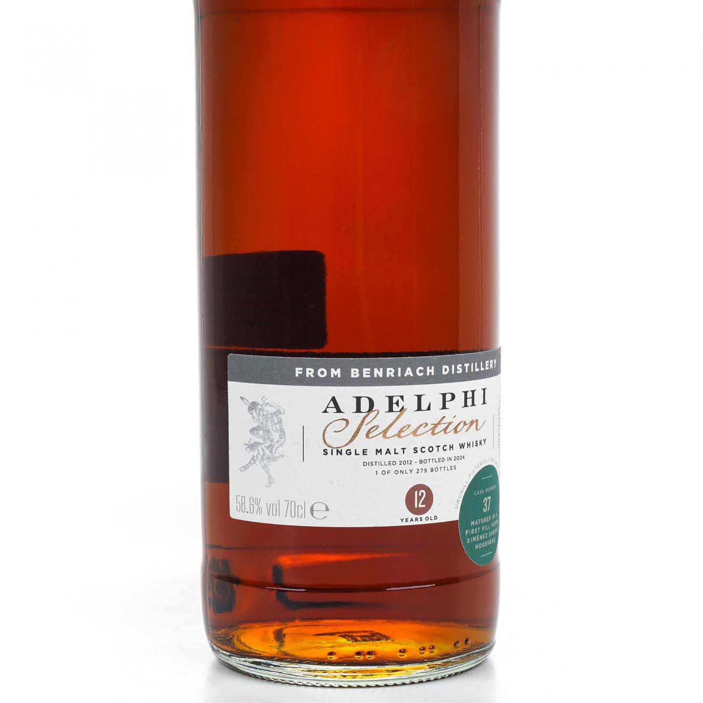 BenRiach 本利亚克 12年 2012-2024 Adelphi 58.6%
