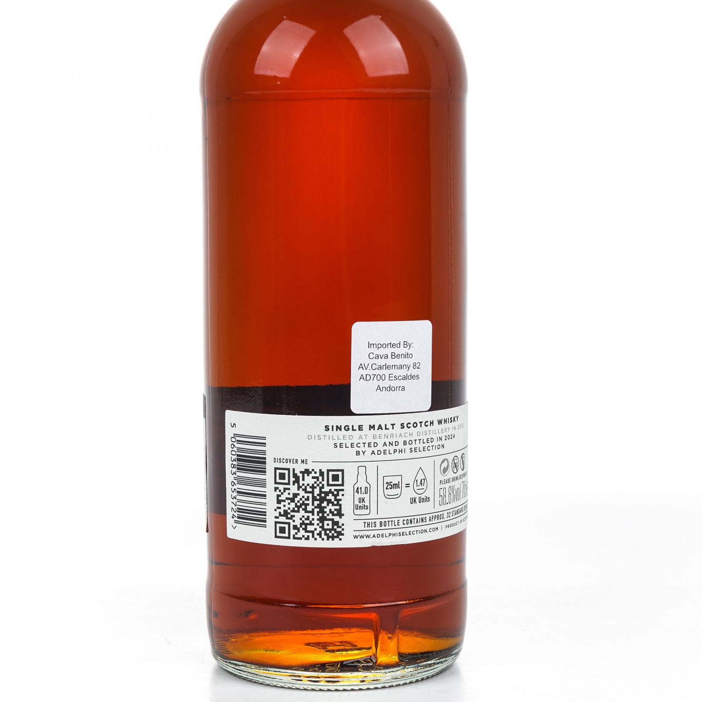 BenRiach 本利亚克 12年 2012-2024 Adelphi 58.6%