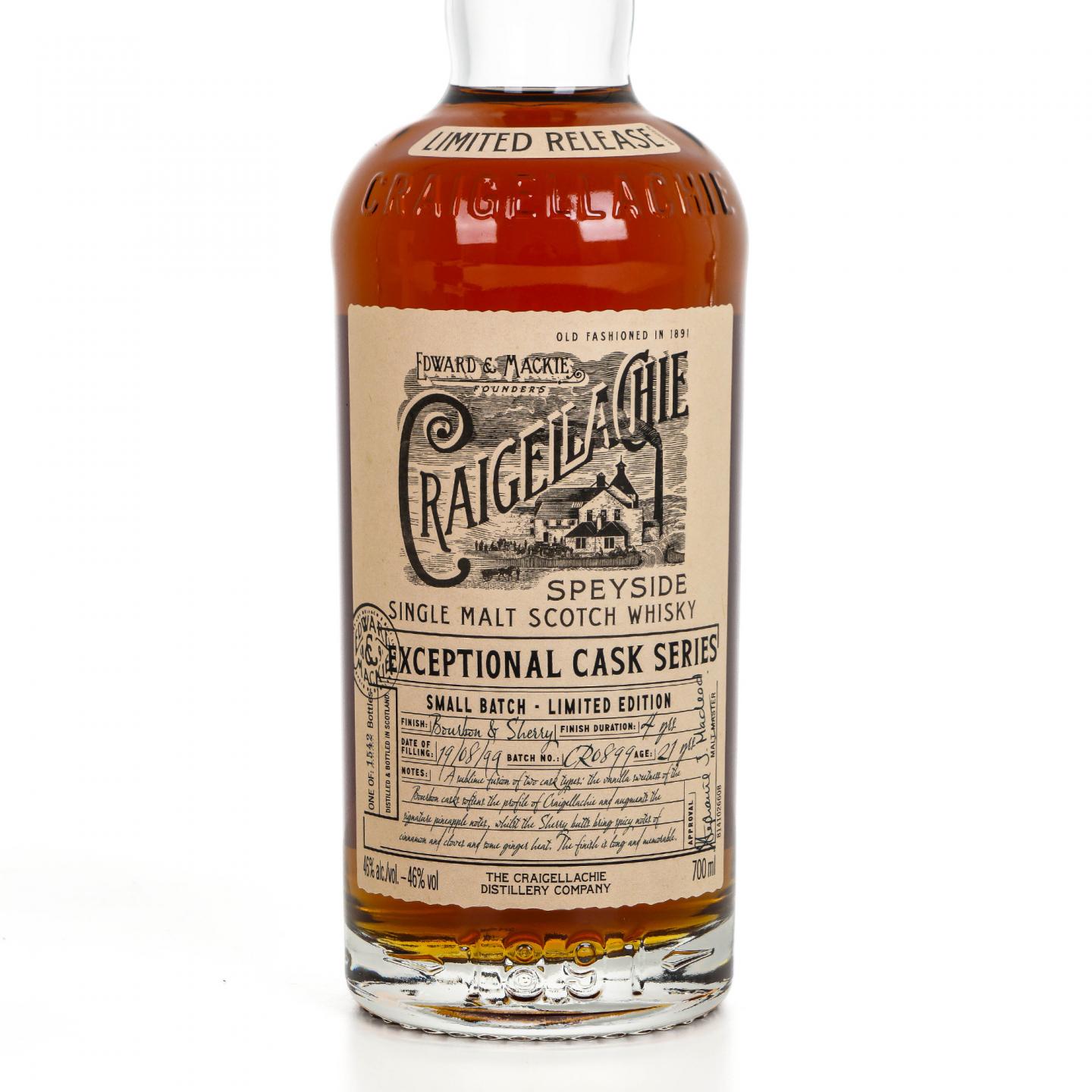 Craigellachie 克莱拉奇 21年 1999 ECS系列 行货