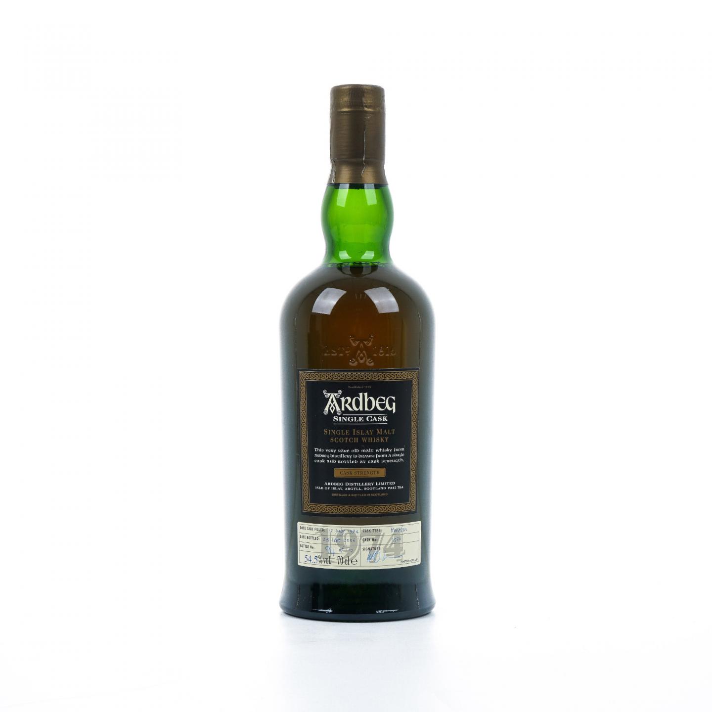 Ardbeg 阿贝 1974-2006 波本单桶#3326 桶强