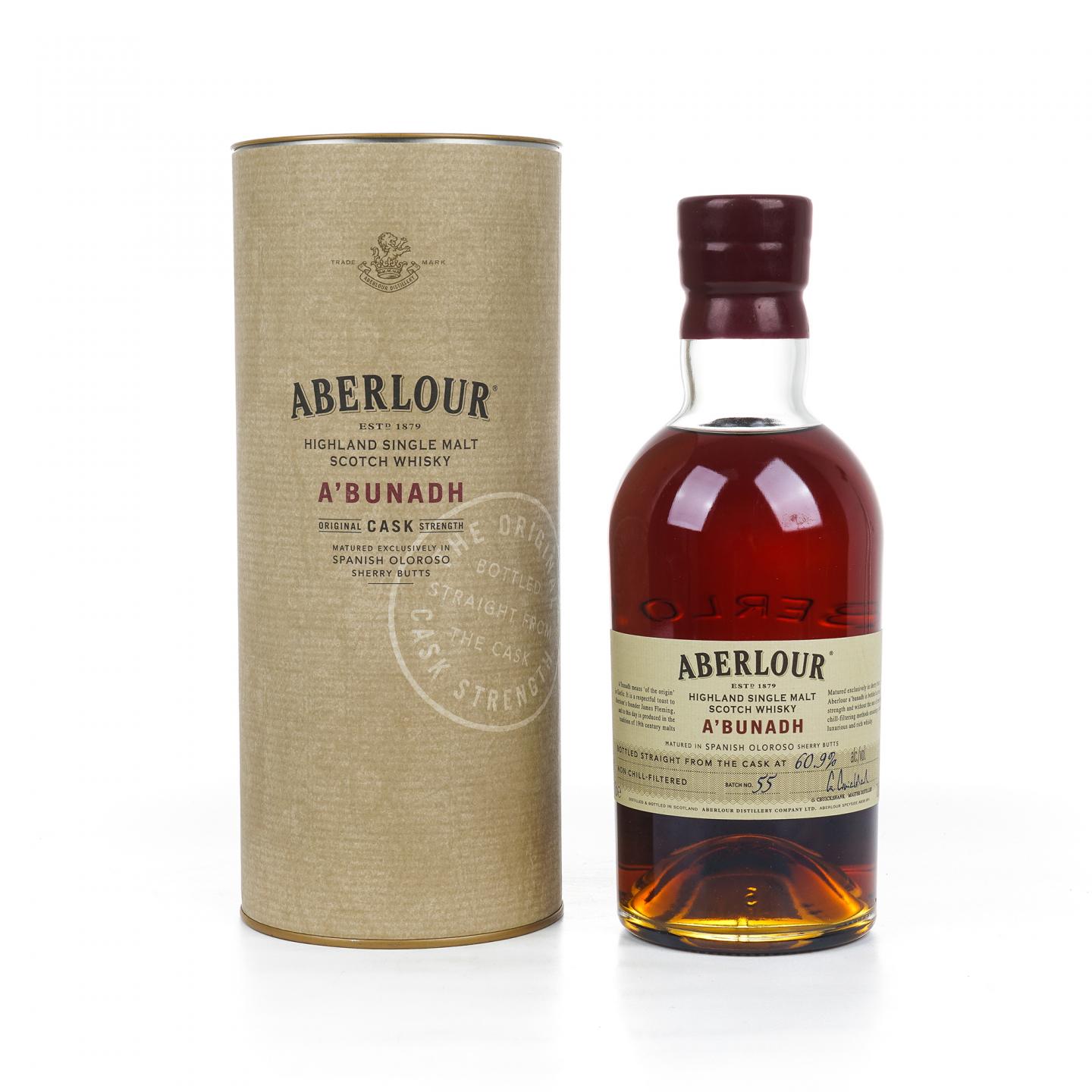 Aberlour 雅伯莱 2016 A'bunadh 雪莉桶 Batch 55