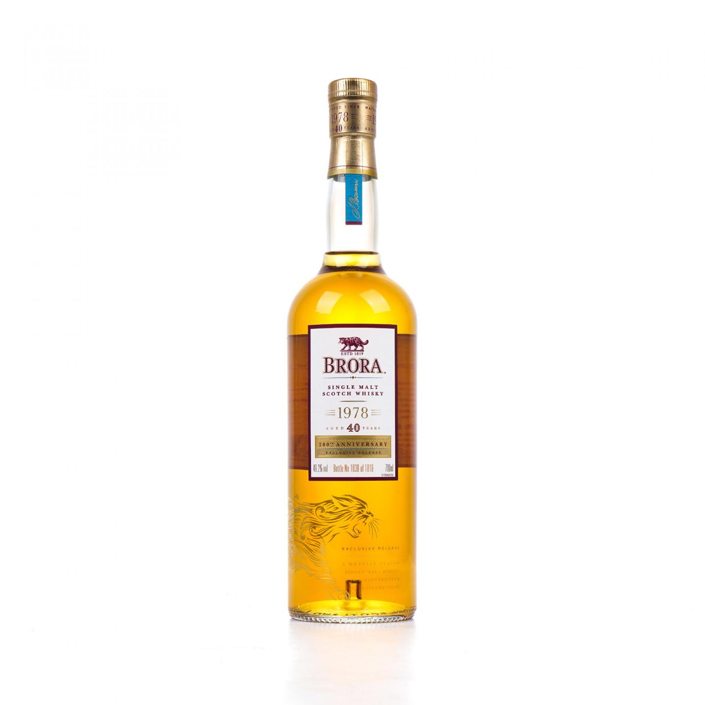 Brora 布朗拉 40年 1978 酒厂200周年纪念 行货
