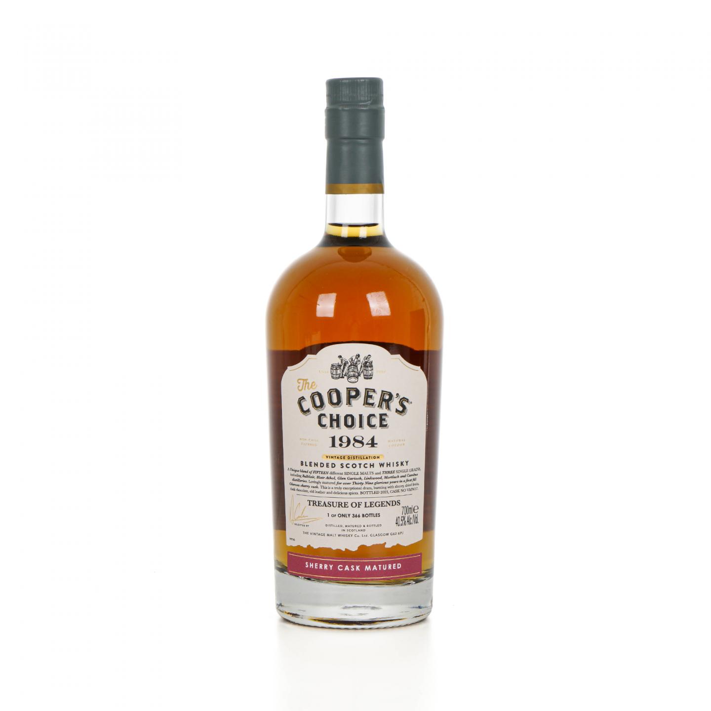 Cooper's Choice 39年 1984-2023 雪莉桶#VMW57