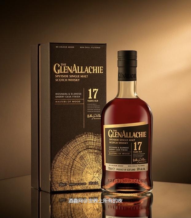 格兰纳里奇17年GLENALLACHIE Glenallachie 17 Year Old - Masters of Wood: Mizunara and Oloroso Speyside Single Malt Scotch Whisky