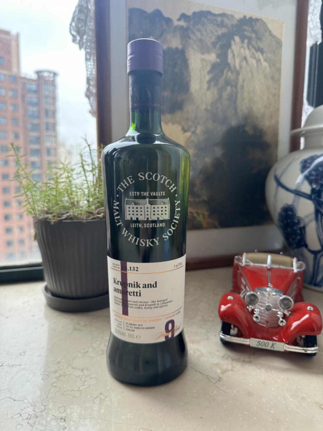 SMWS协会 26.132 克里尼利基小猫9年单桶2019年装瓶