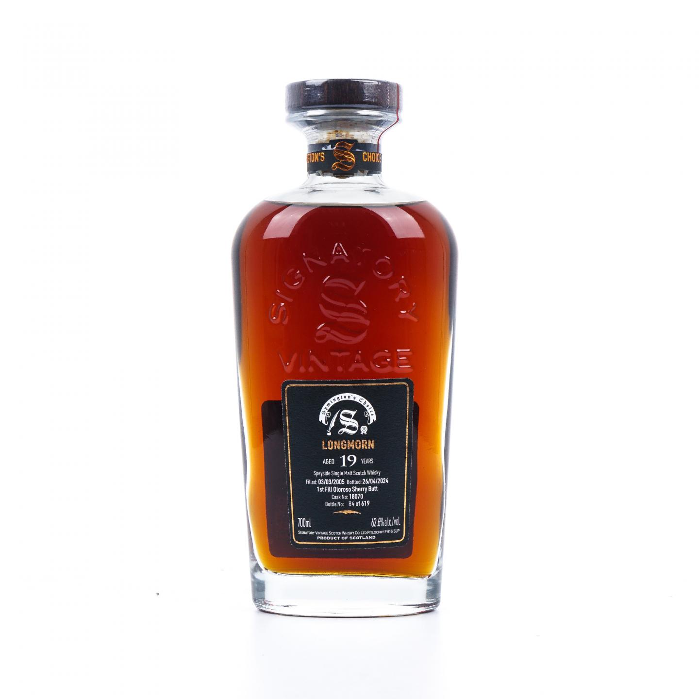 Longmorn 朗摩 19年 2005-2024 雪莉桶 SV #18070