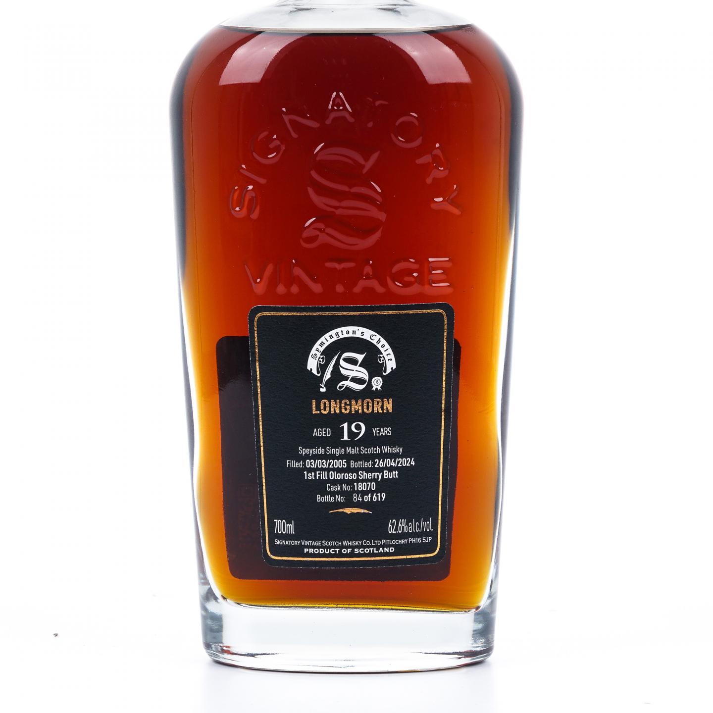 Longmorn 朗摩 19年 2005-2024 雪莉桶 SV #18070