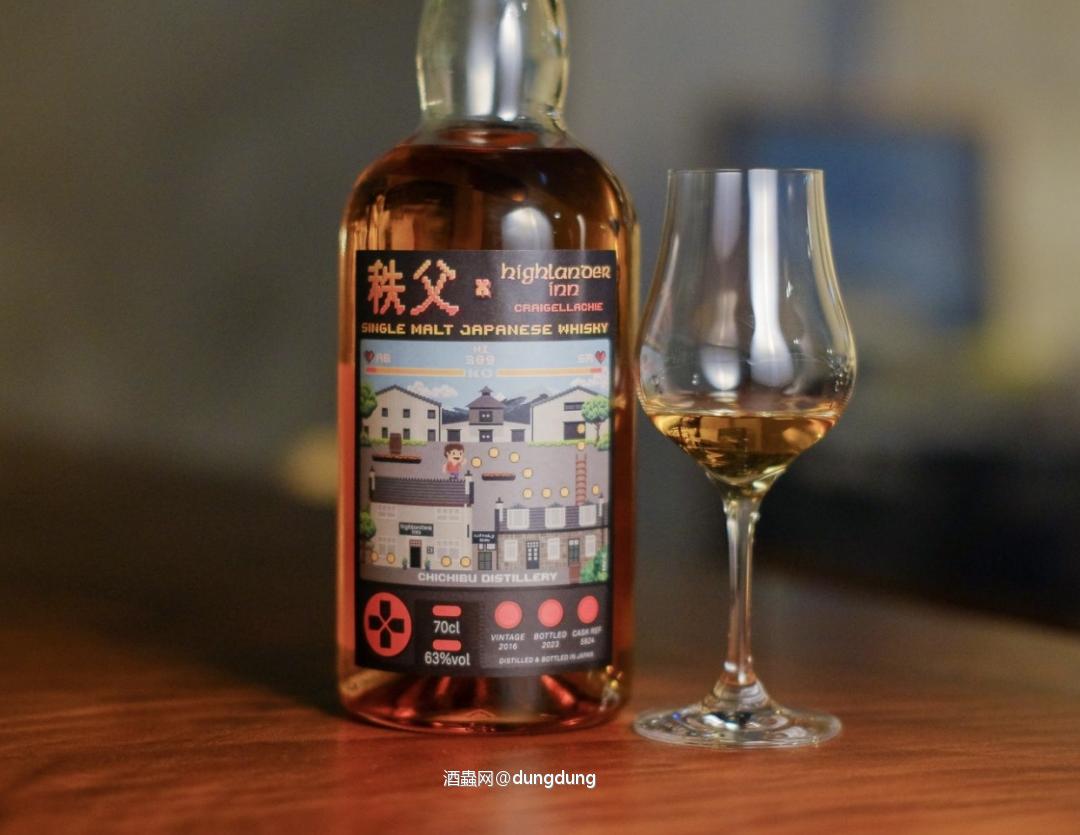 Chichibu × inn联名，像素风酒标