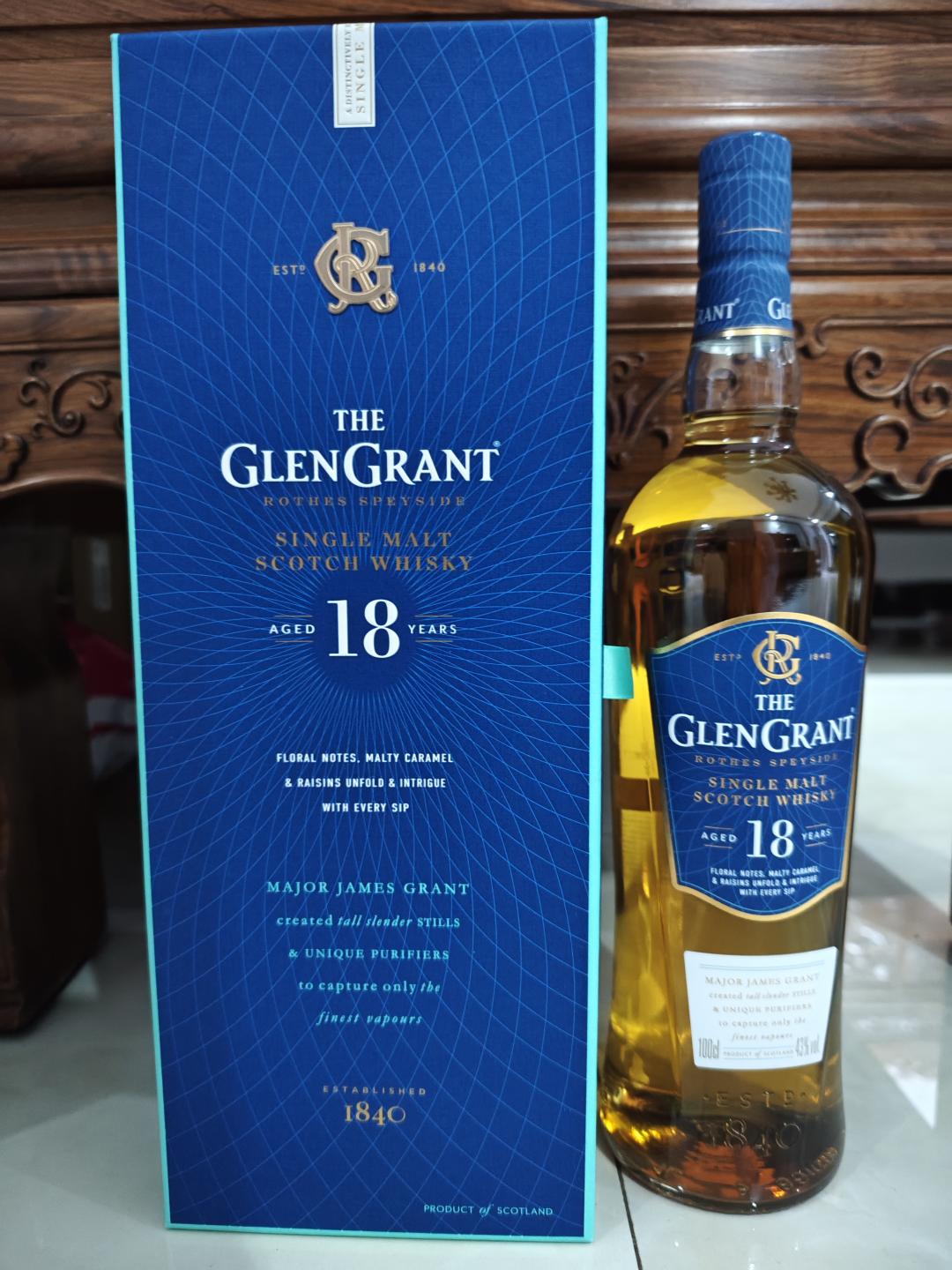 【亏清】格兰冠18年金奖一升装