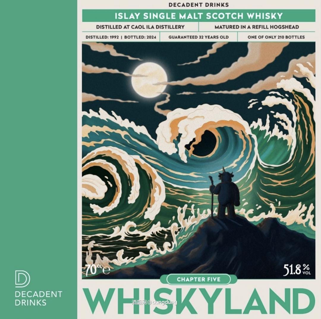 decadentdrinks新品,卡尔里拉。和海绵系列一样,酒标非常好看。