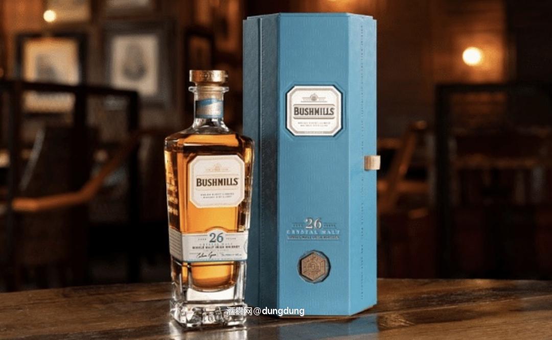 The 26-Year-Old Crystal Malt from Bushmills。使用焦糖麦芽,一种在啤酒中使用的特种麦芽!