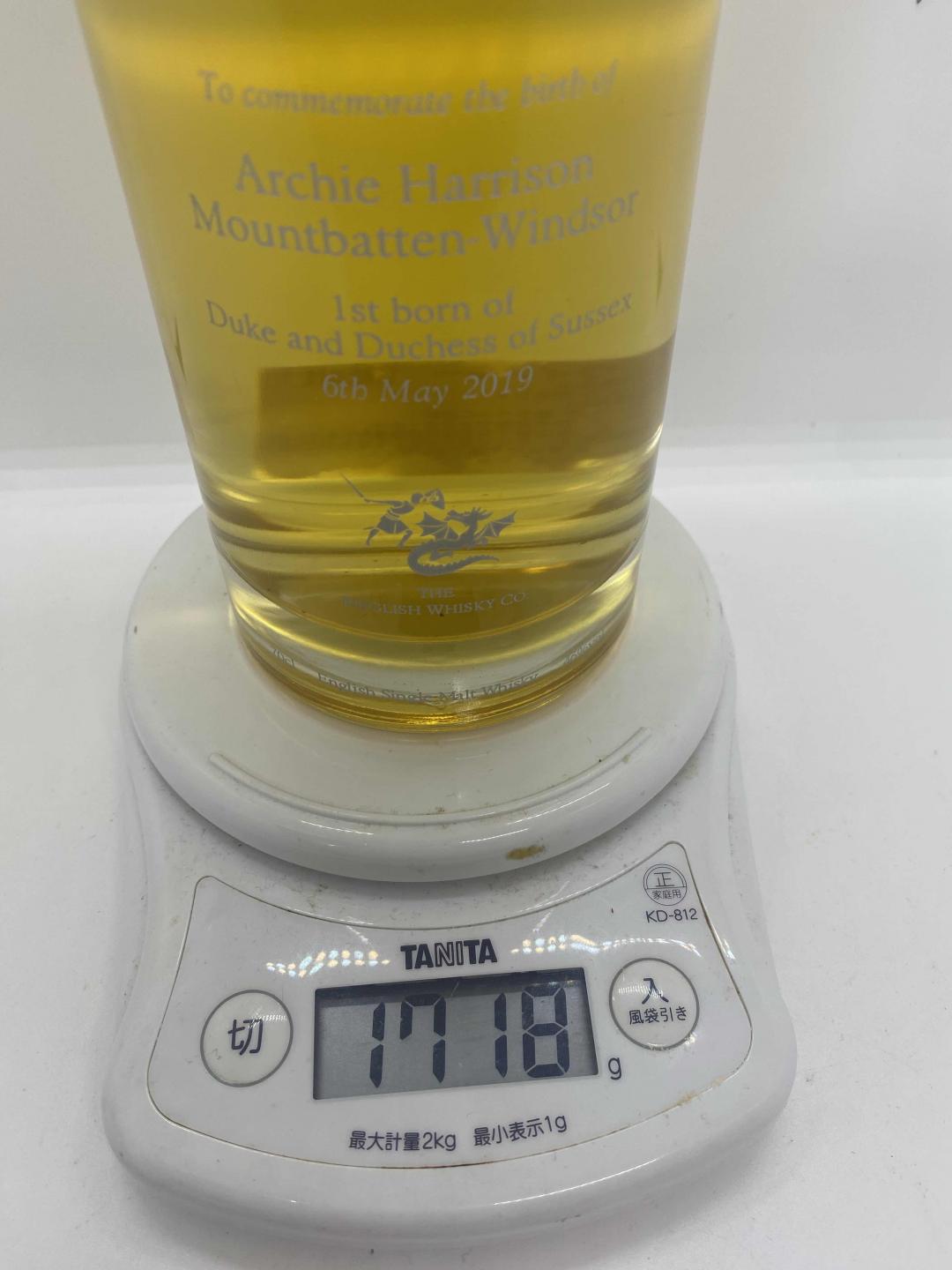 The English Whisky英格诗 限量纪念版单一麦芽威士忌 日版 伊丽莎白女王