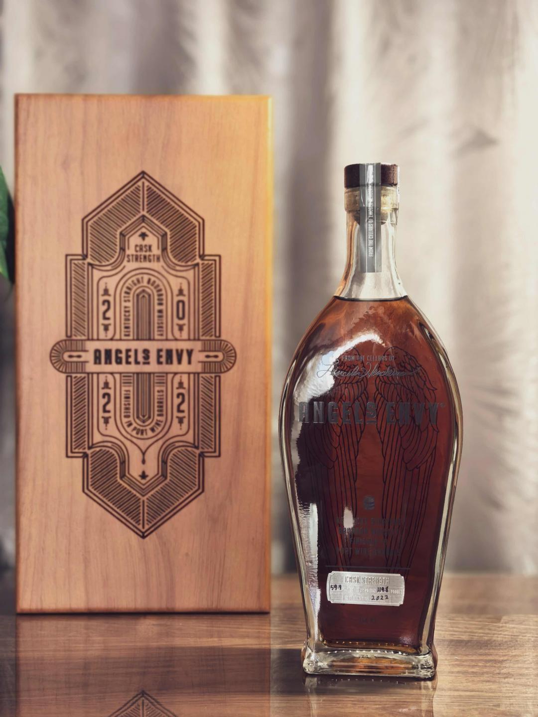 Angel's Envy 2022肯塔基美国波本威士忌 桶 强 750ml行货 到付
