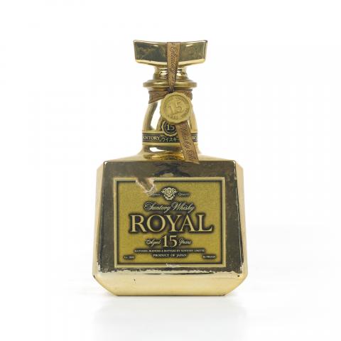 三得利 Royal 15年 金花标 金瓶