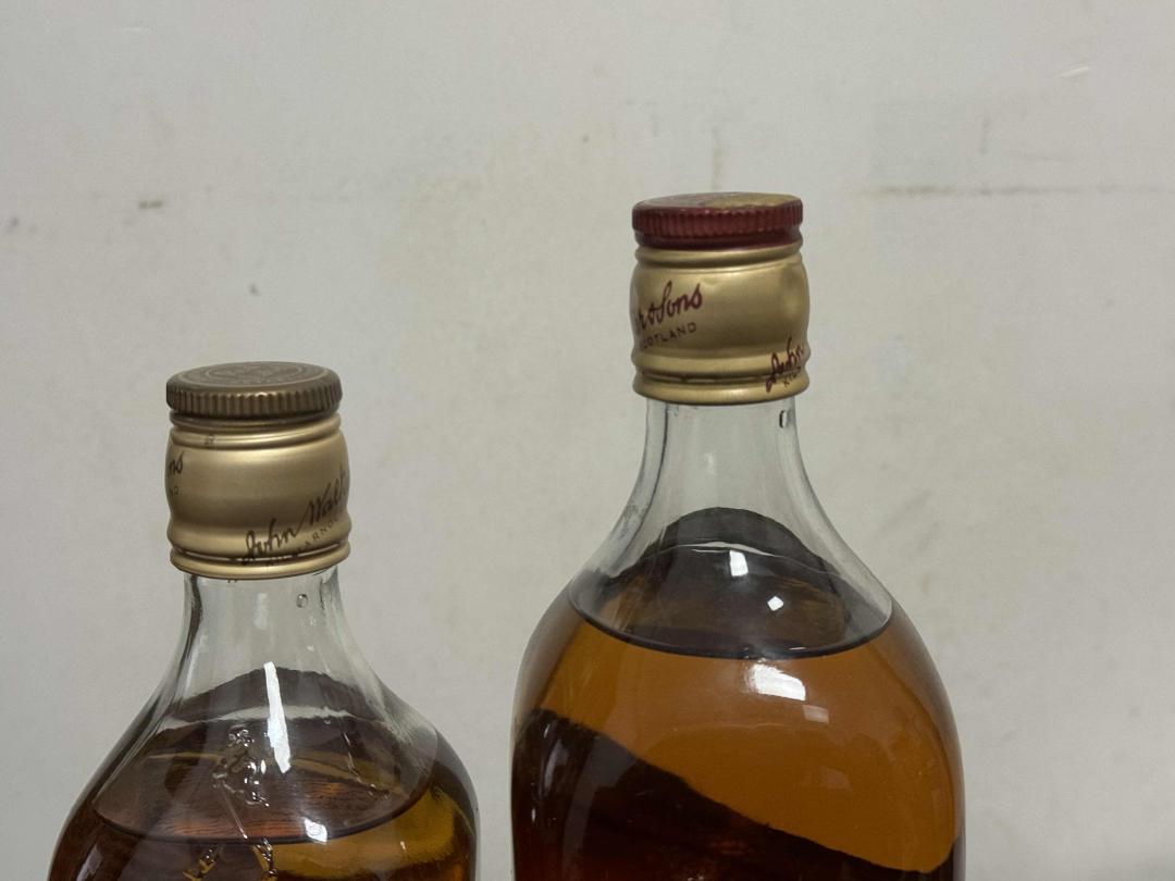 尊尼获加红牌 90年代左右版本 大小两瓶