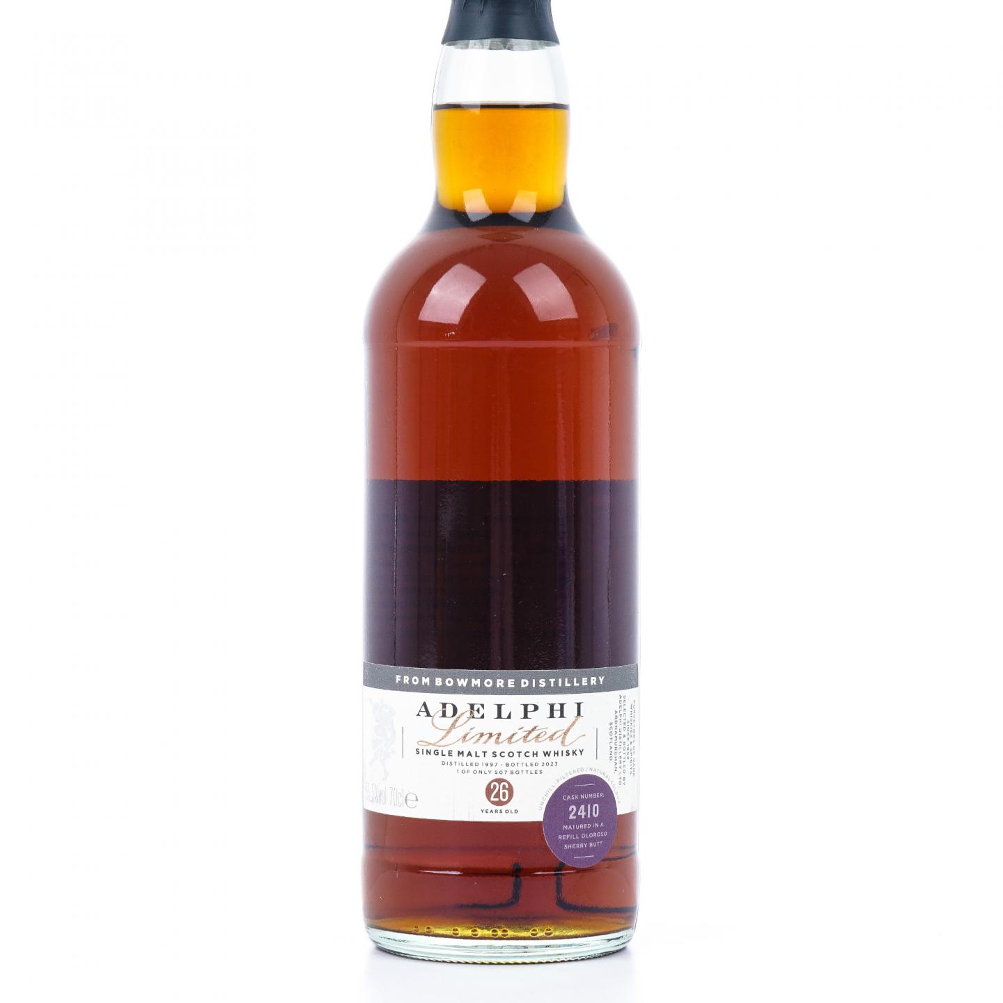 Bowmore 波摩 26年 1997-2023 雪莉单桶#2410 Adelphi