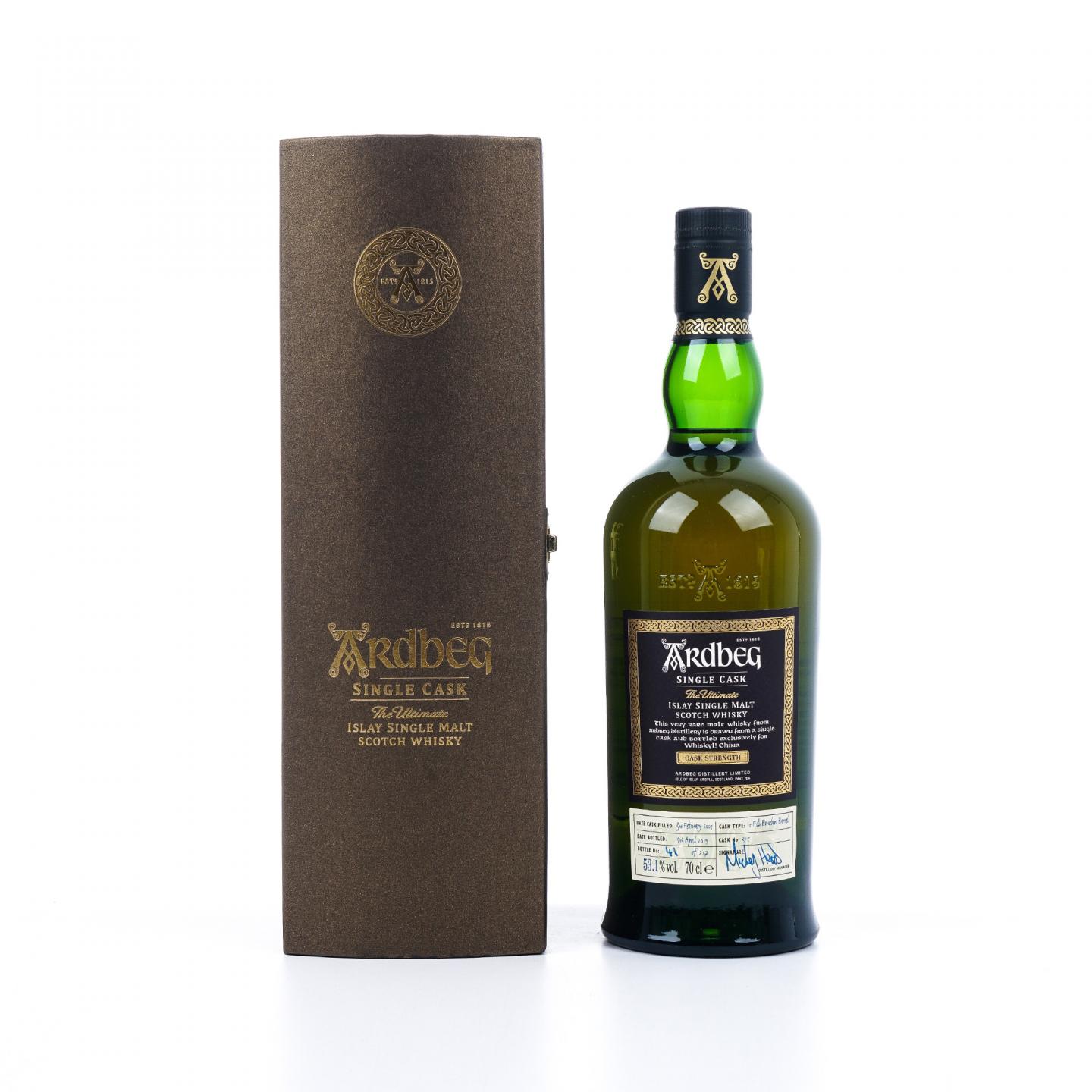 Ardbeg 阿贝 2005-2019 Whisky L! 波本桶#315 行货