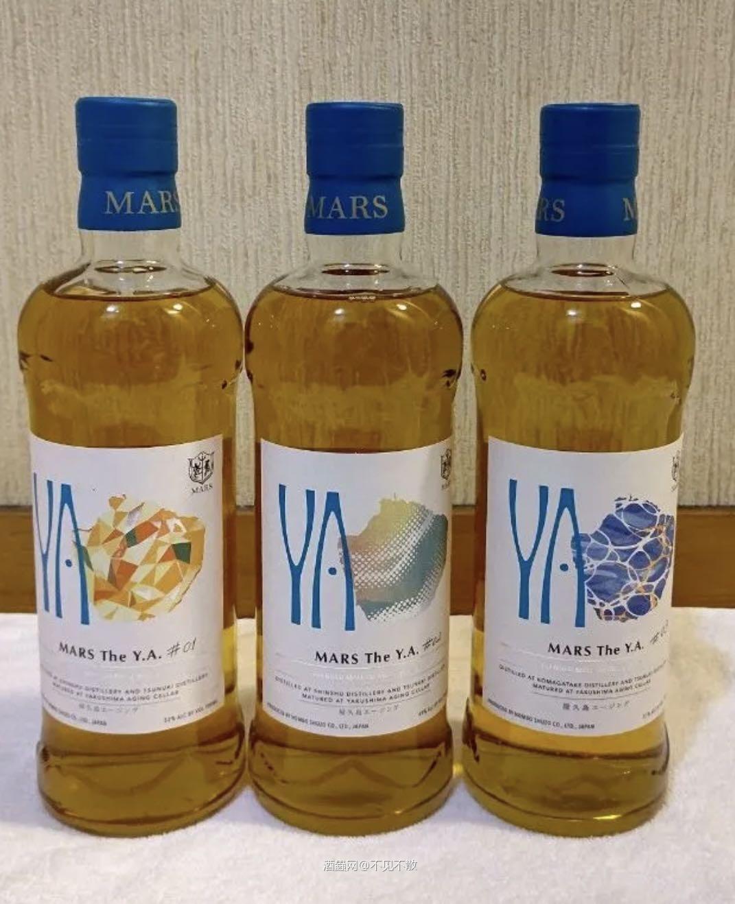 驹之岳~屋久岛 MARS The Y.A #01 52% 12000瓶 MARS The Y.A #02 49% 12000瓶 MARS The Y.A #03 51% 8500瓶