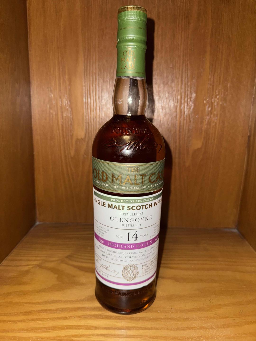 亨特梁 格兰哥尼 14 年 单桶老麦芽桶