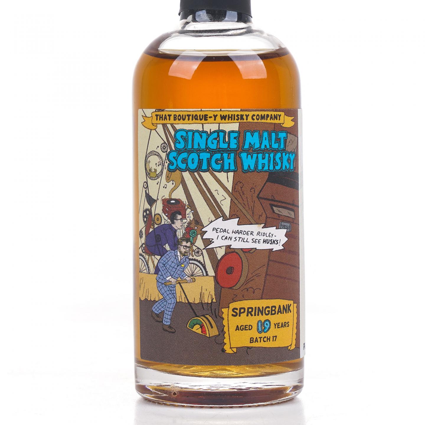 【酒版】Springbank 云顶 19年 漫画标 Batch 17 50ml