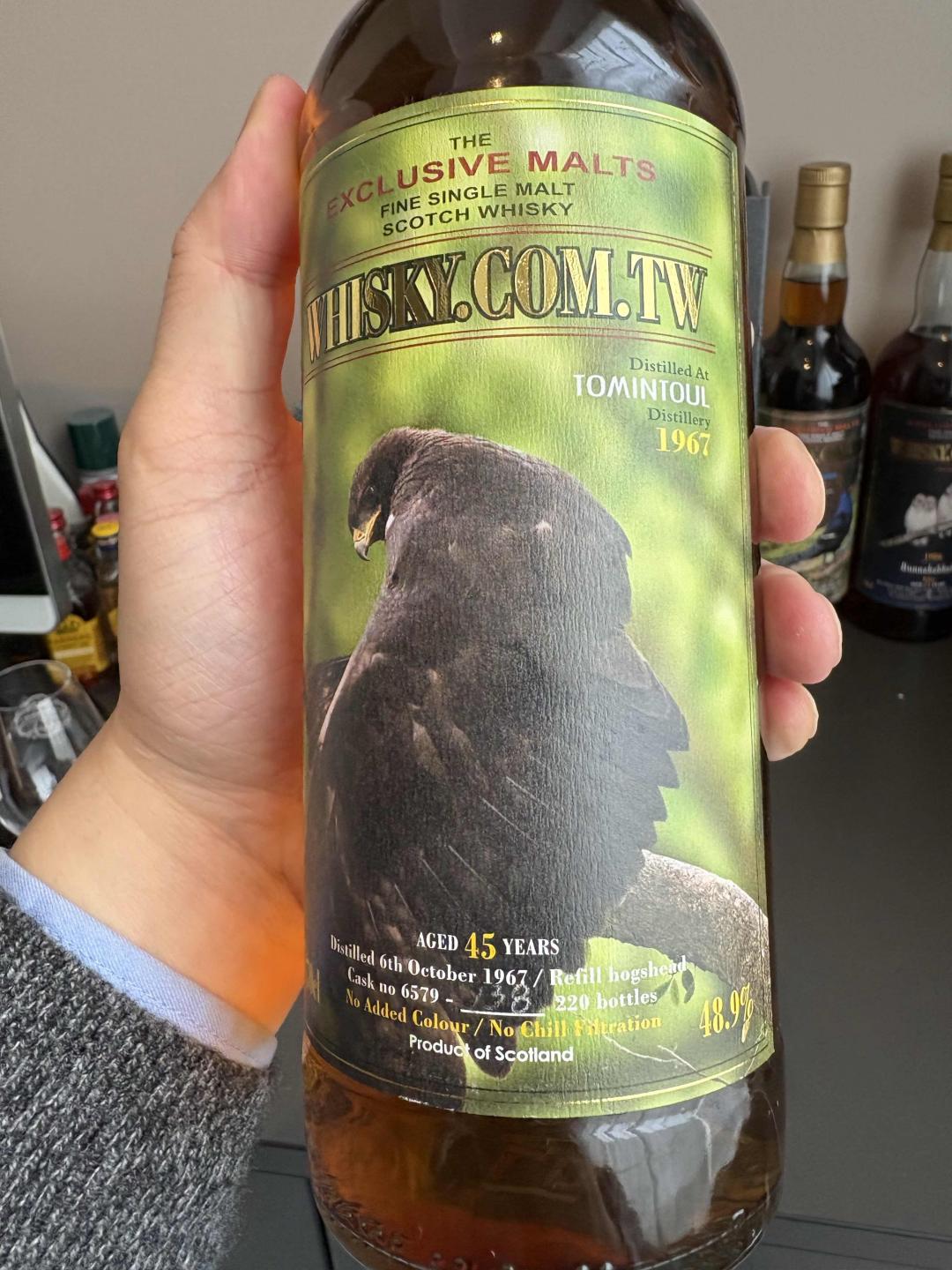 托明多45年1967再填猪头桶