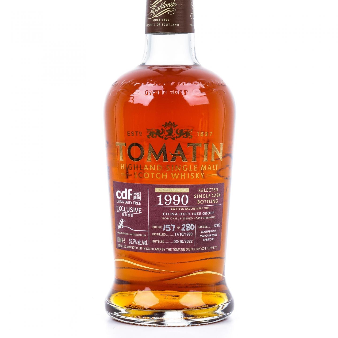 Tomatin 汤马丁?1990-2022 单桶#42913