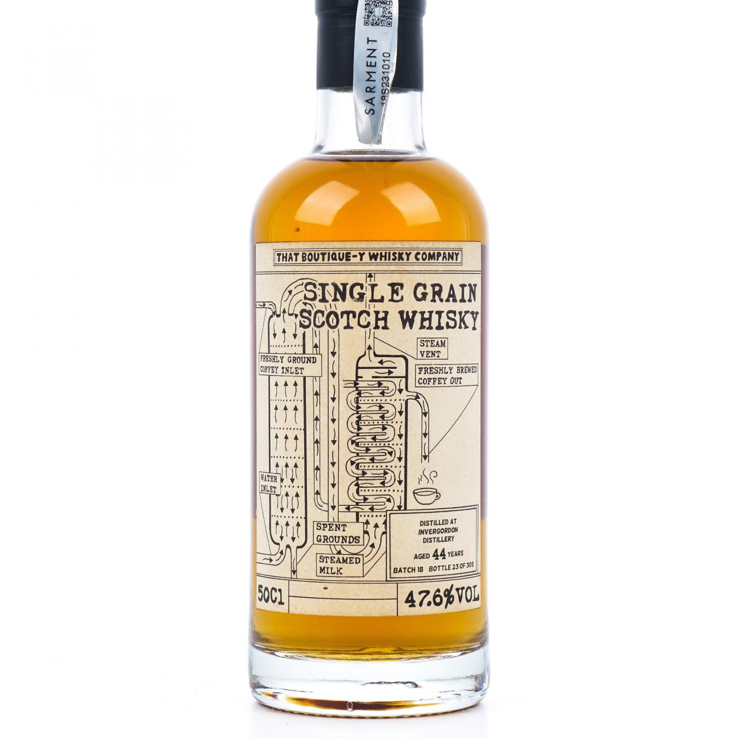 TBWC 漫画标 Invergordon 44年 2018 Batch 18 单谷 500ml