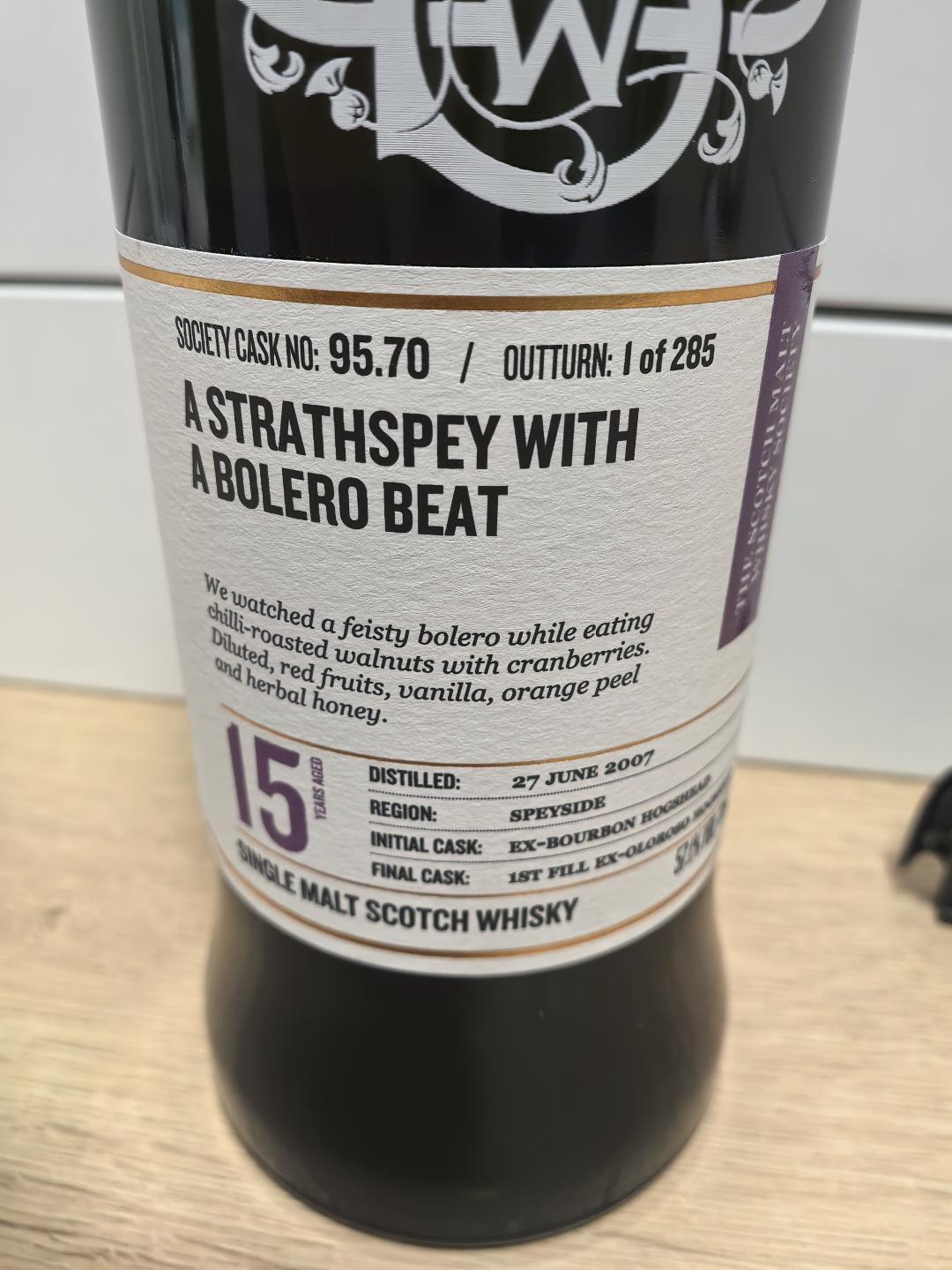 SMWS 95.70(奥斯克鲁斯) 西班牙节奏的苏格兰舞