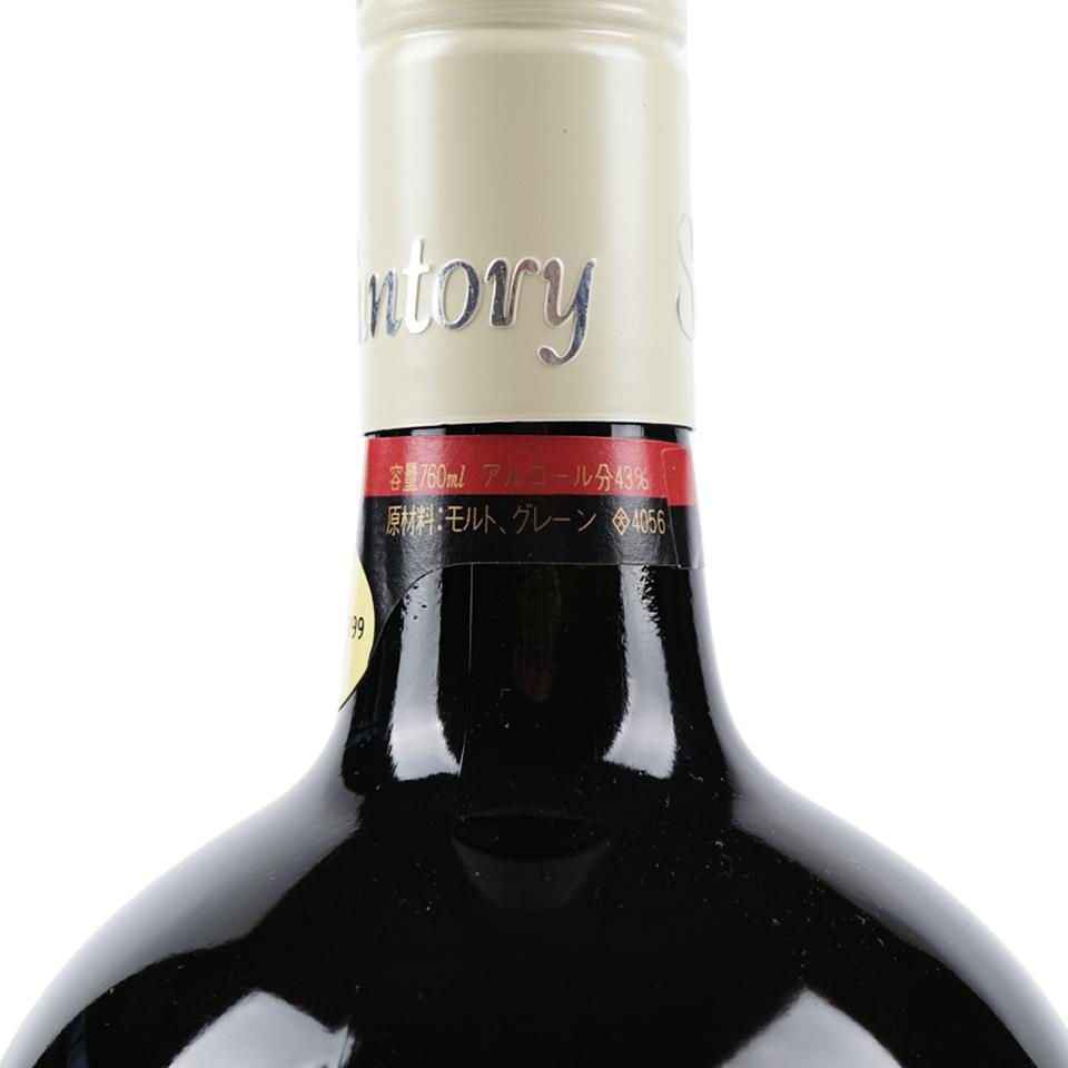 三得利 Suntory Old Whisky 金狮标 大阪築城400周年纪念 760ml