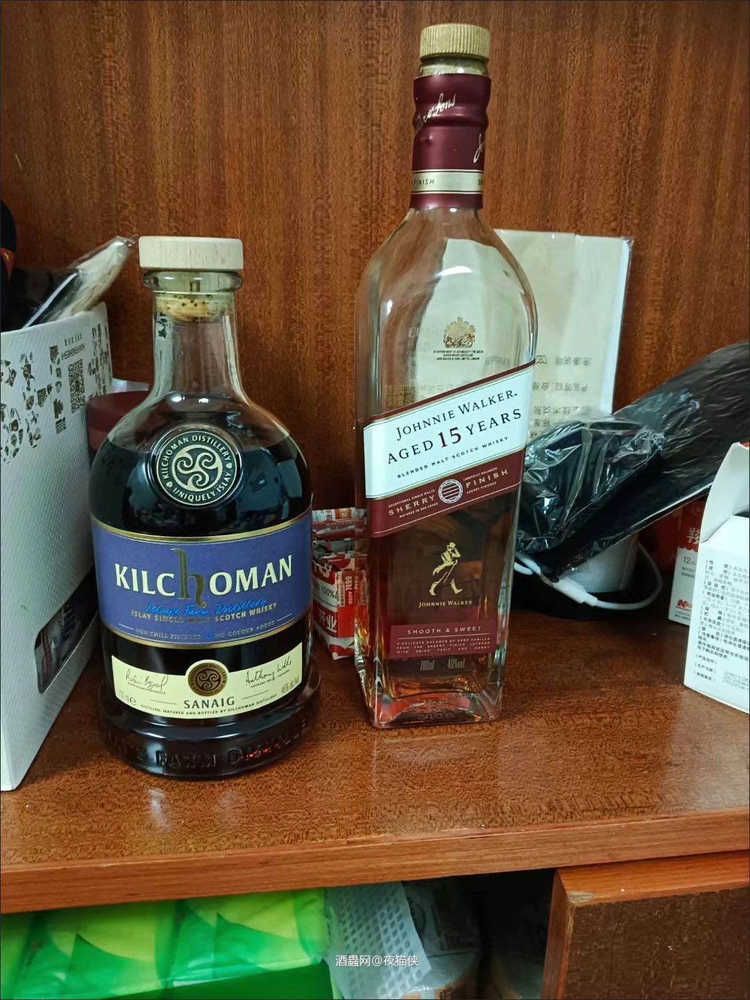 齐侯门和尊尼获加这两款雪莉威士忌都很好喝的