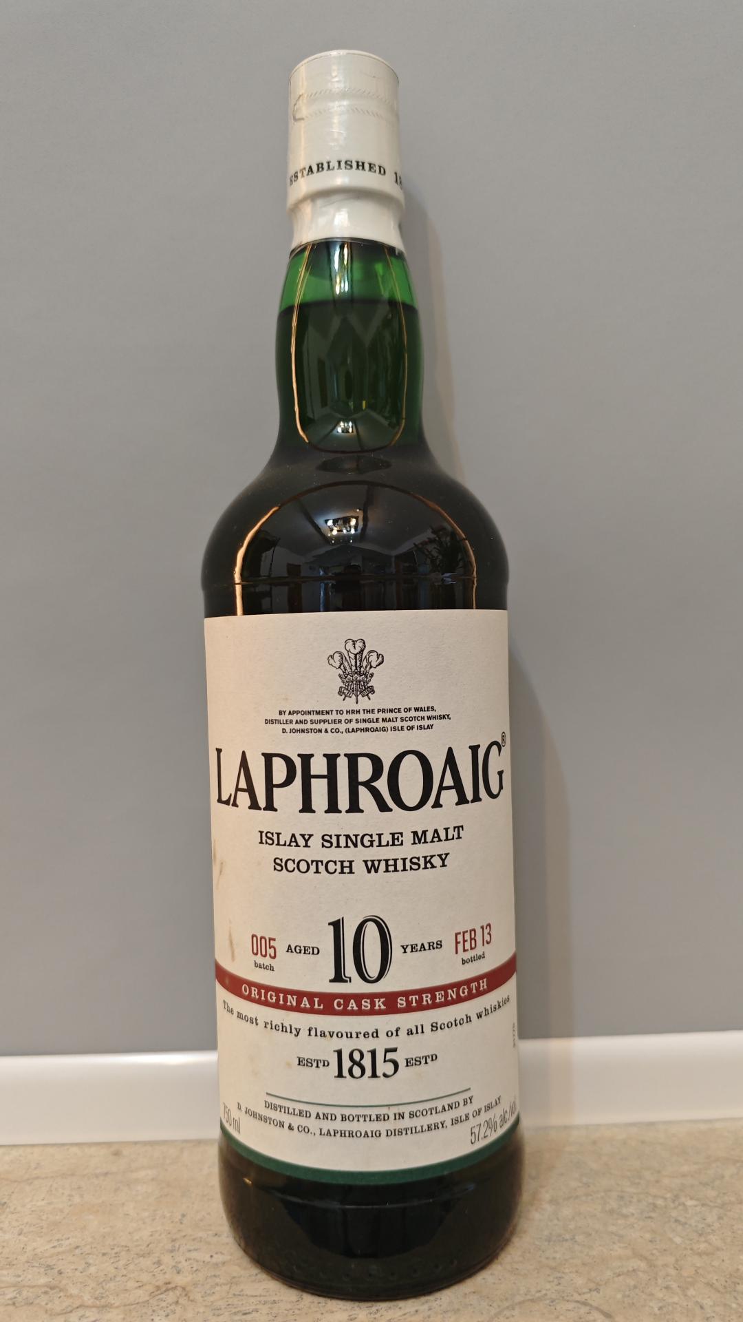 拉弗格10年Cask strength 批次5，美版