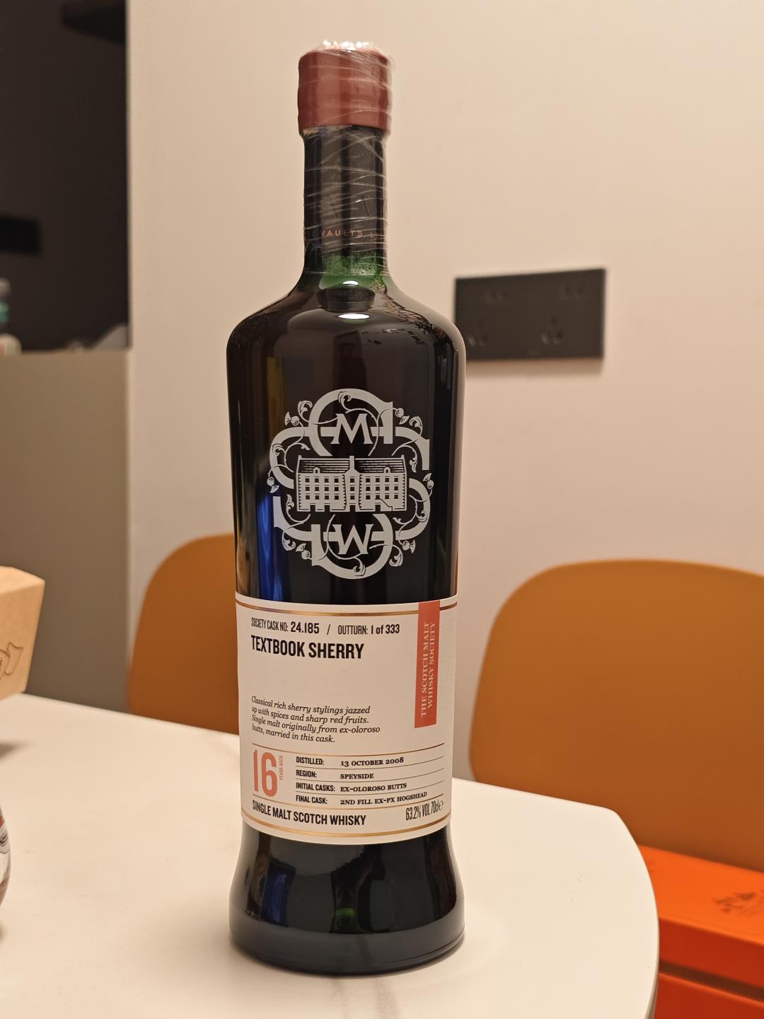 SMWS协会24.185 16年麦卡伦 单桶