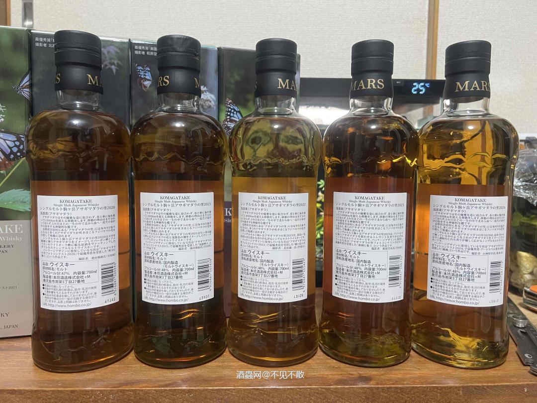 驹之岳浅葱班2020/21/22/23/24 每款装瓶一千来瓶 好看好喝好价<img src='https://sdata.whiskyworm.com/xcxpics/emoji_85.png' class='emoji' />