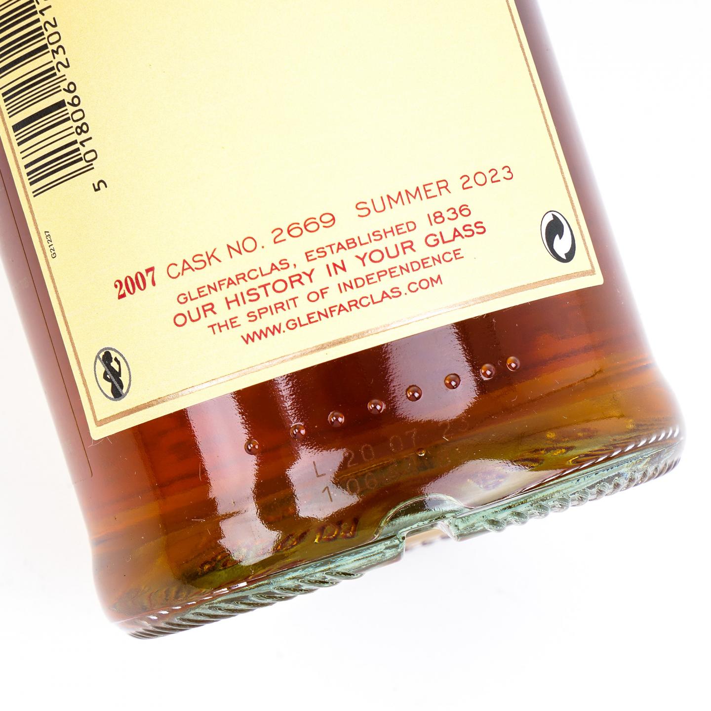 Glenfarclas 格兰花格 2007-2023 家族桶#2669 雪莉单桶 行货