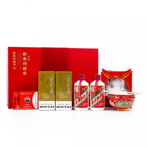 贵州茅台·“传统中国节·新春纳福季”兔年礼盒 2支组 200ml
