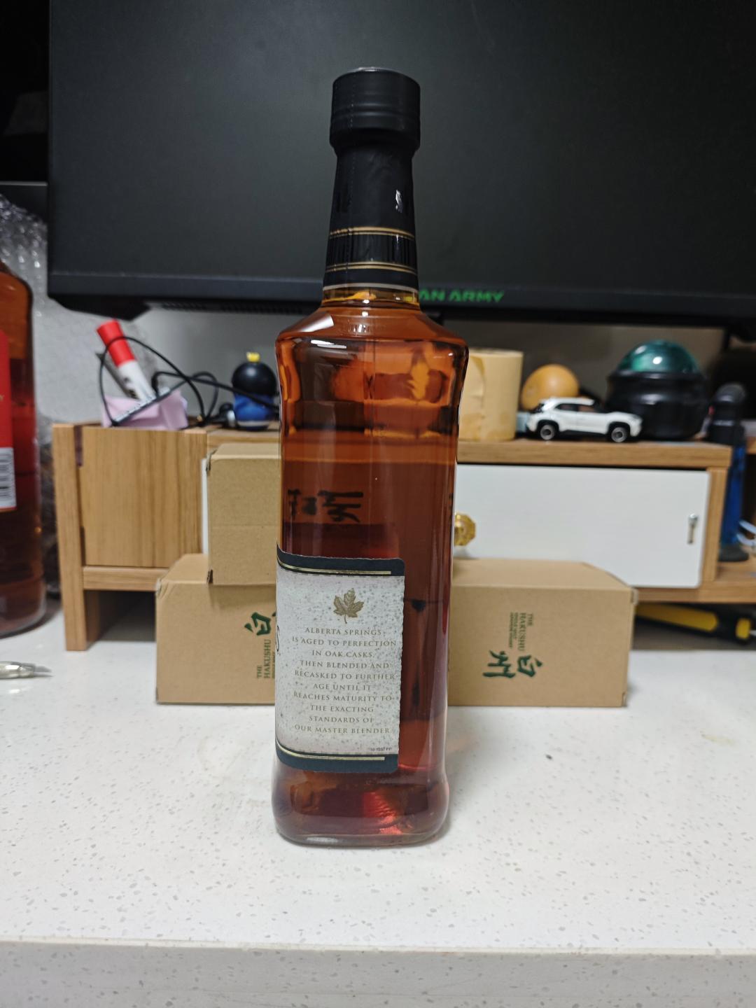 绝版老酒 哨子猪10年前身 alberta spring10年黑麦威士忌