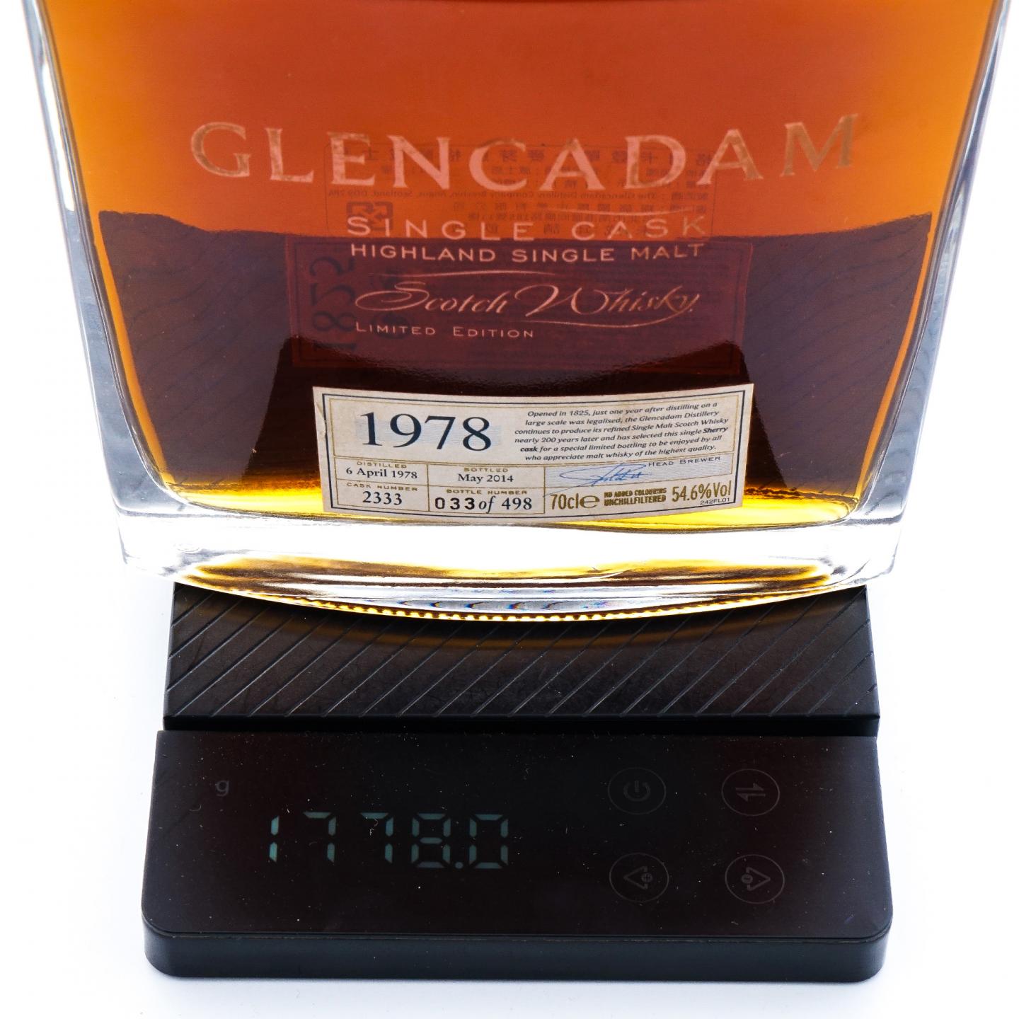 Glencadam 格兰卡登 36年 1978-2014 雪莉单桶#2333