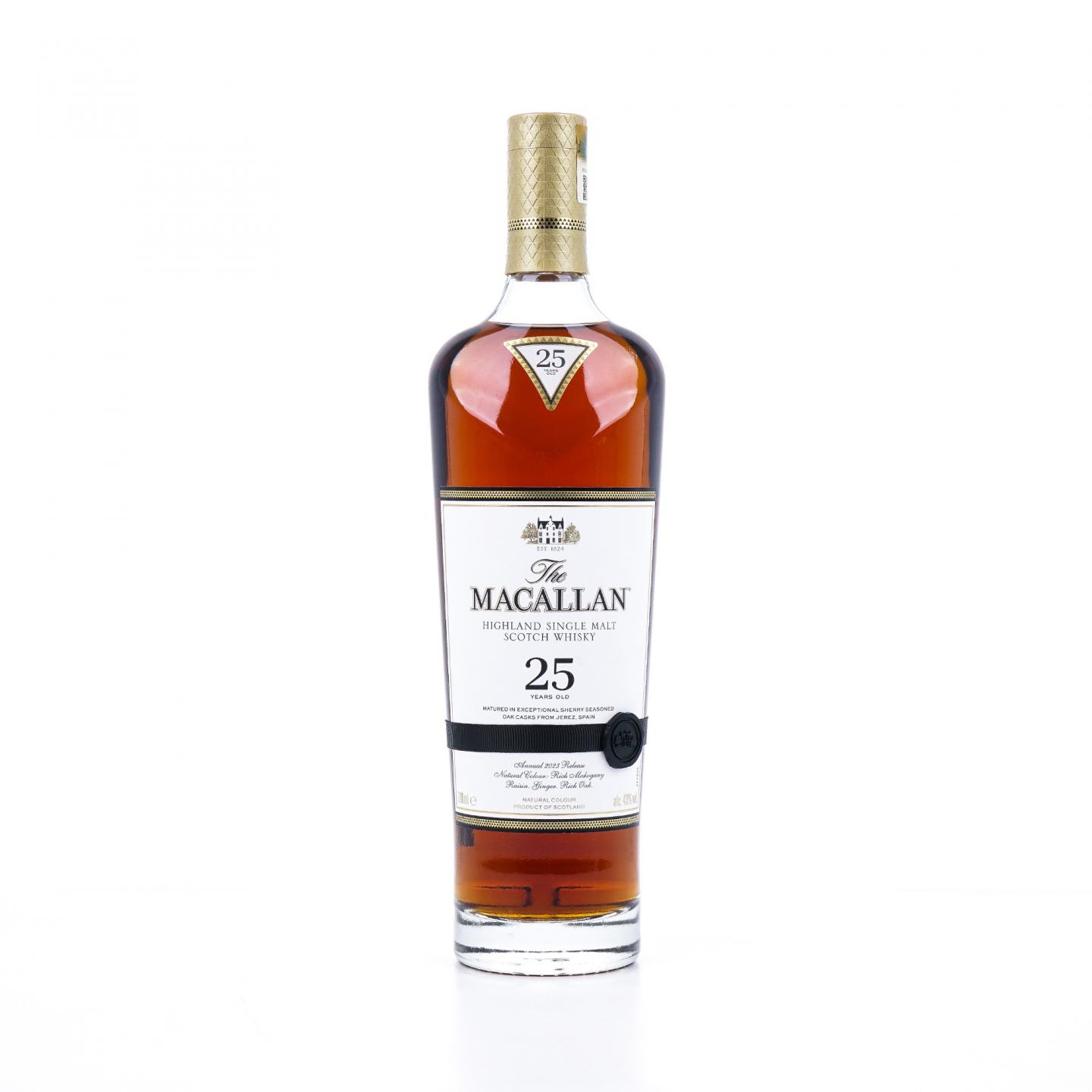 【附X光图】Macallan 麦卡伦 25年 2023 黑腰带 行货 700ml