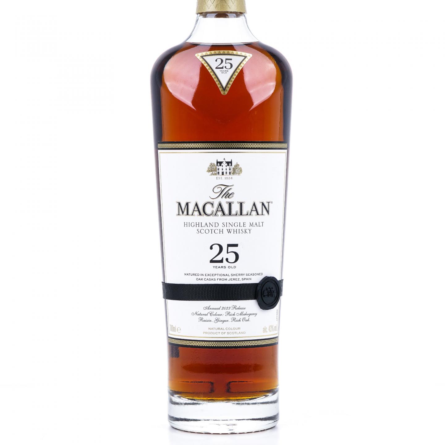 【附X光图】Macallan 麦卡伦 25年 2023 黑腰带 行货 700ml