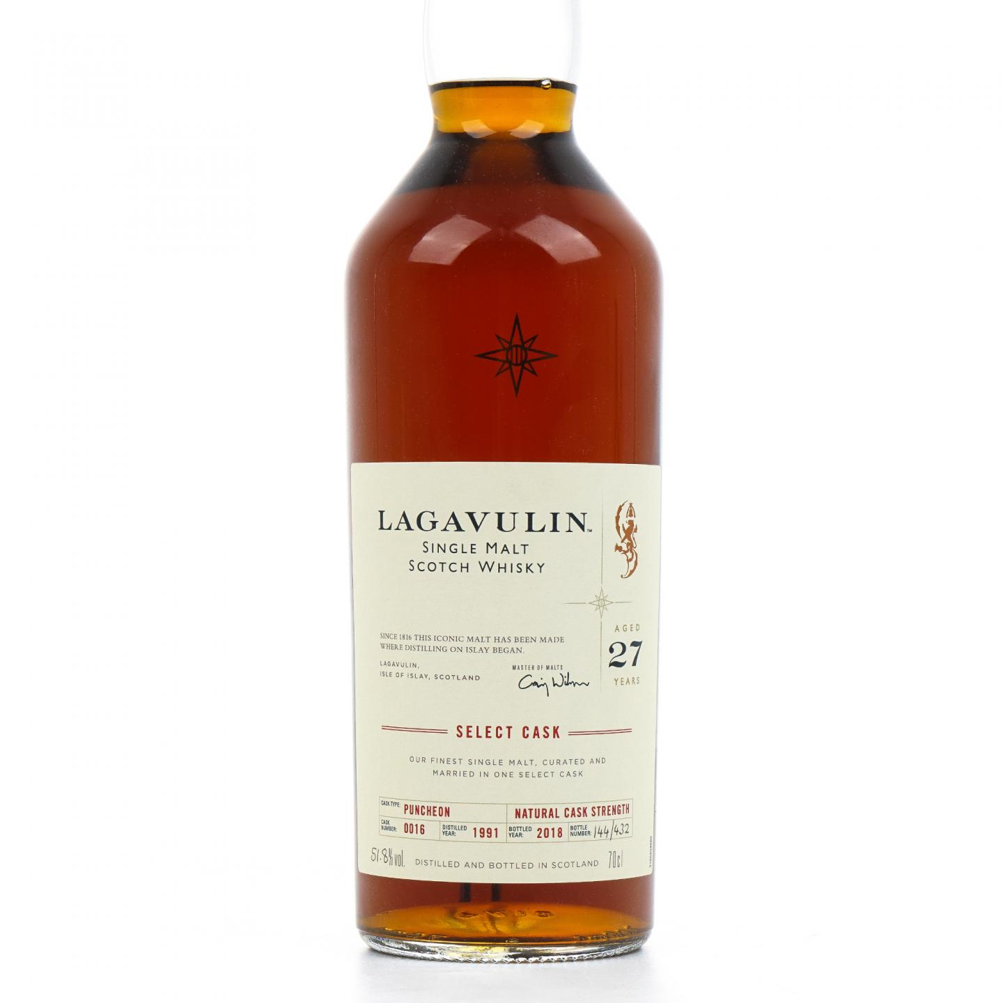 Lagavulin 乐加维林 27年 1991-2018 星星标 COD 51.8%Vol.