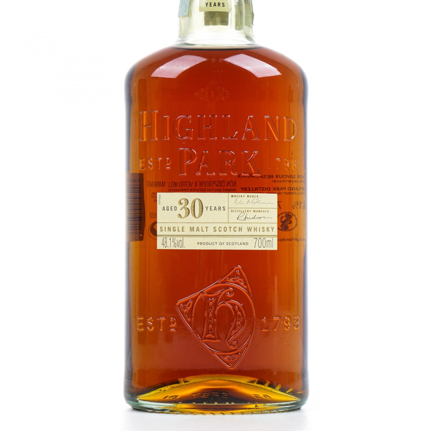Highland Park 高原骑士 30年 48.1%