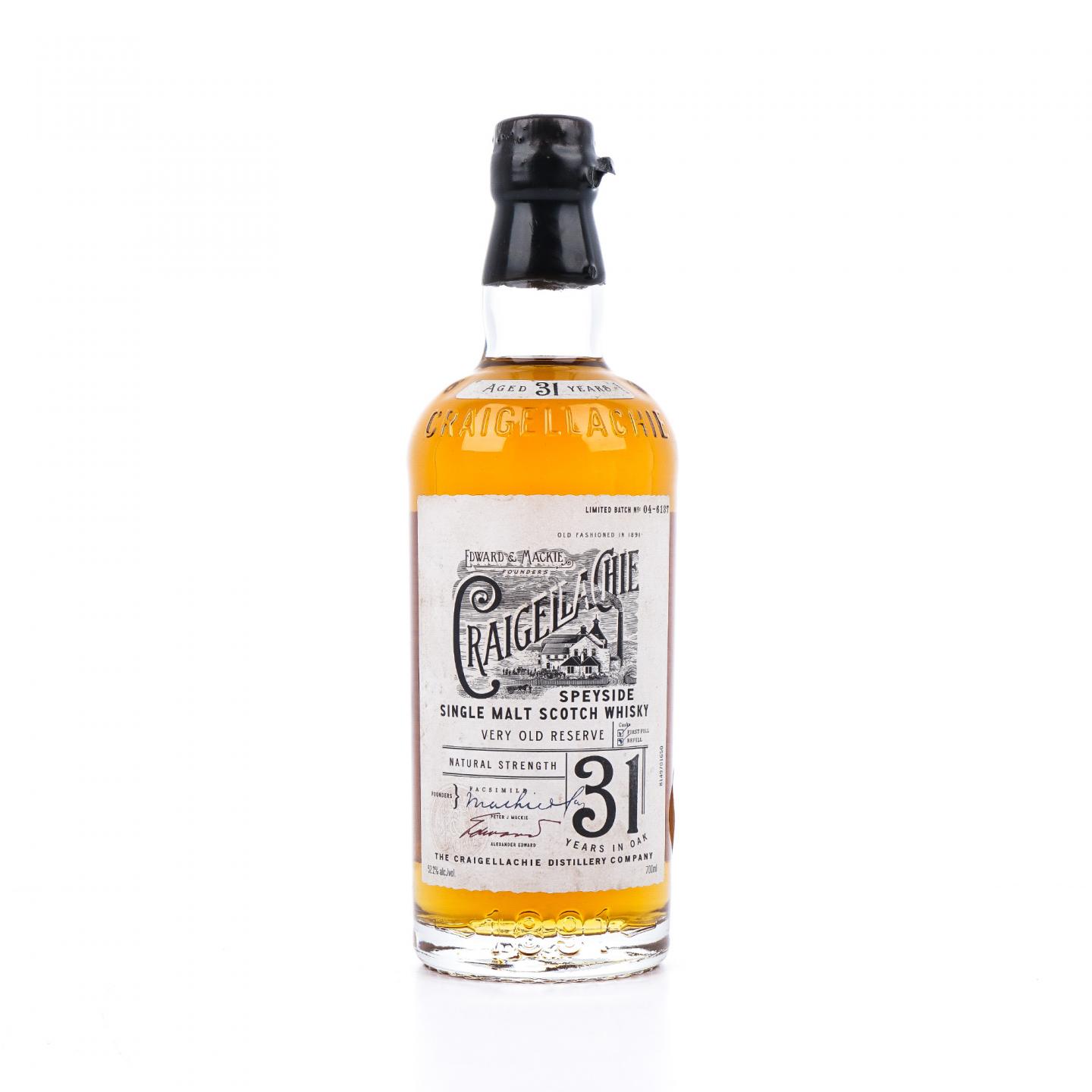 Craigellachie 克莱拉奇 31年 Very Old Reserve 桶强