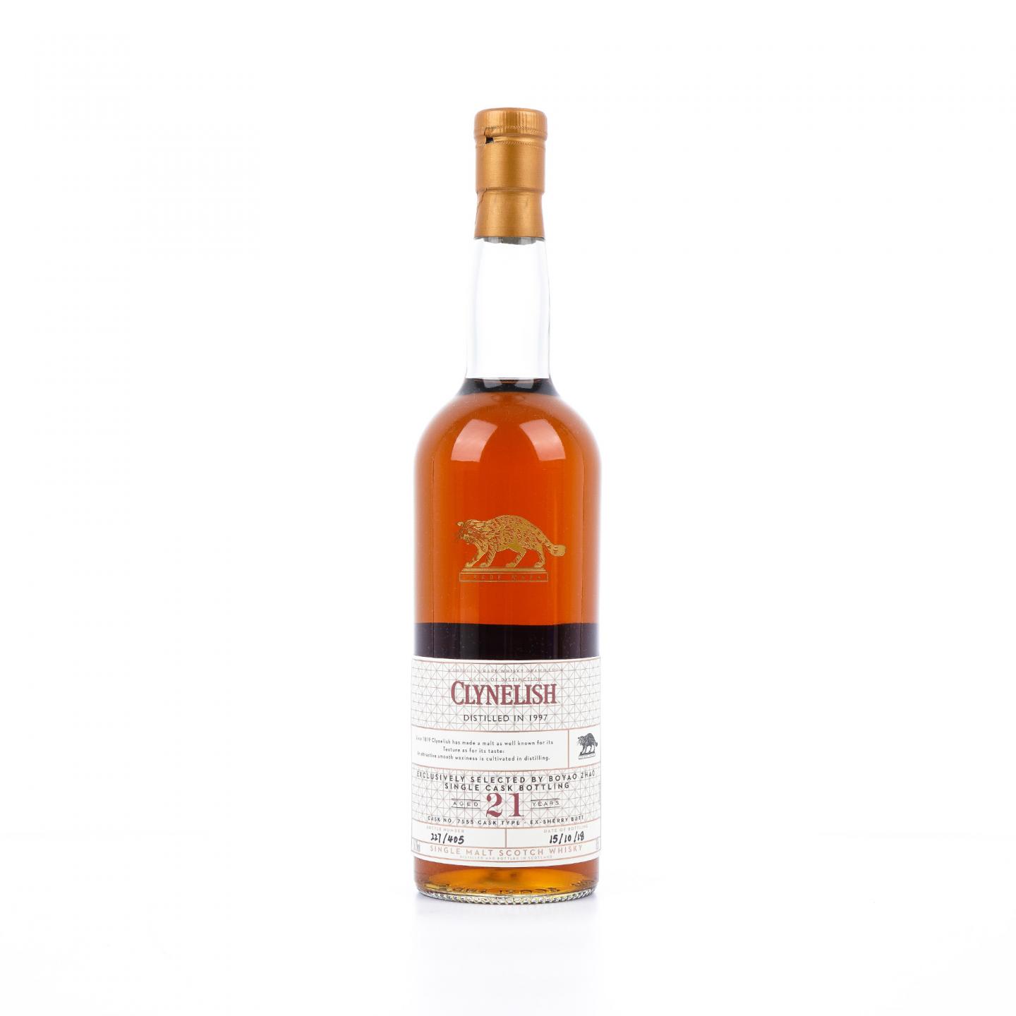 Clynelish 克里尼利基 21年 1997-2018 赵波尧选桶