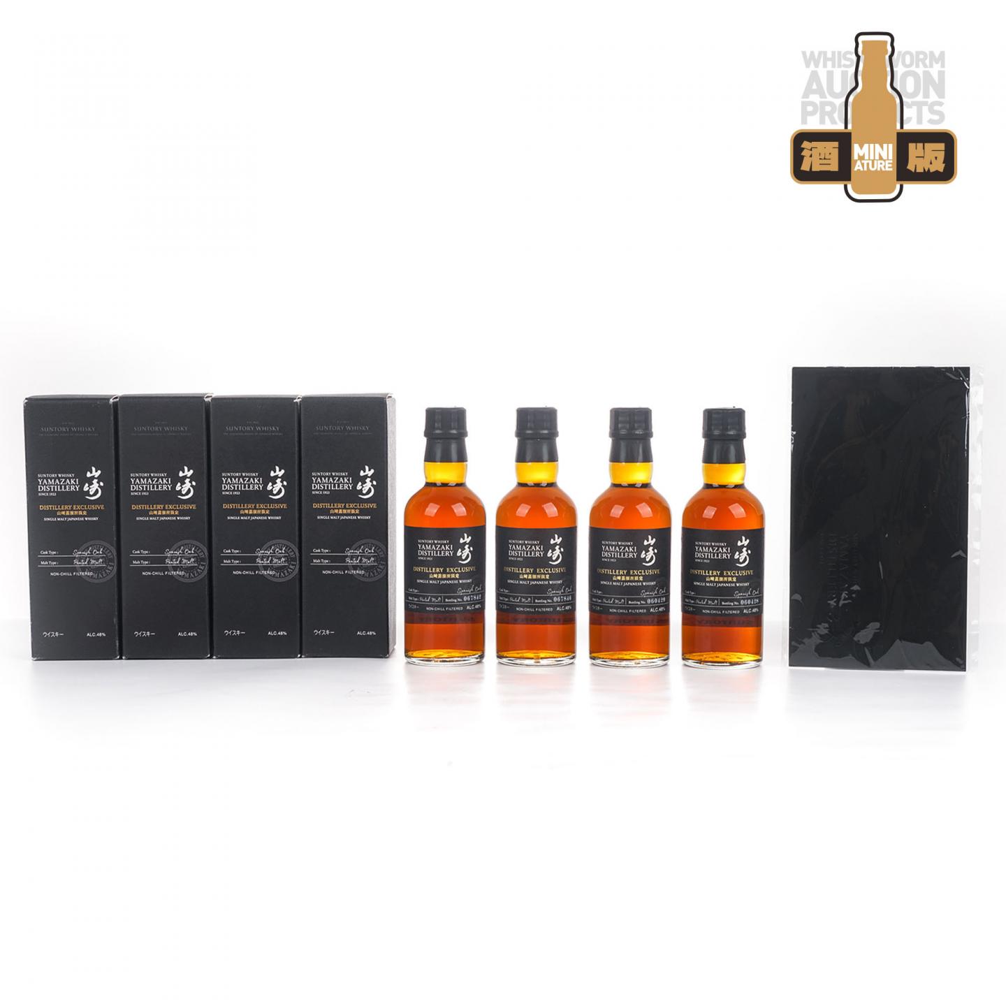 【中样】山崎蒸馏所限定 Peated Malt 180ml 4支组