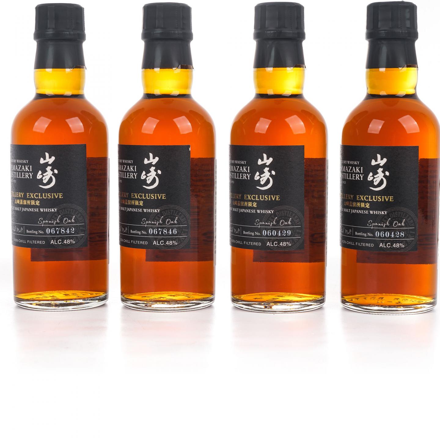 【中样】山崎蒸馏所限定 Peated Malt 180ml 4支组