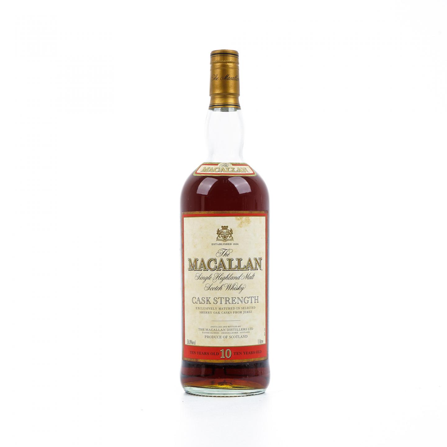 Macallan 麦卡伦 10年 桶强 1升 58.8%