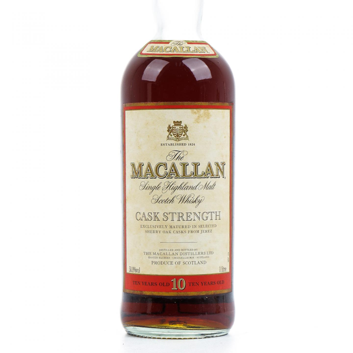 Macallan 麦卡伦 10年 桶强 1升 58.8%