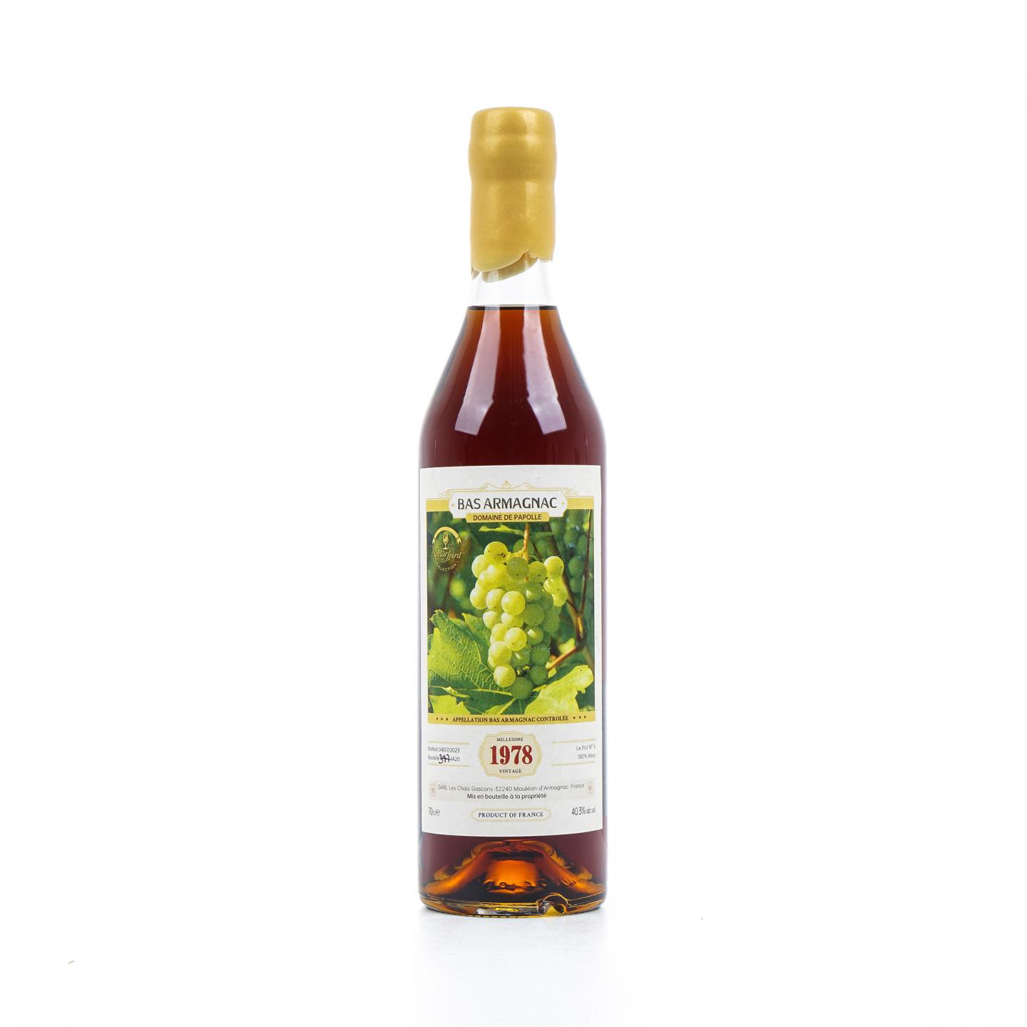 Domaine de papolle 1978-2023 年份雅文邑 Nsps