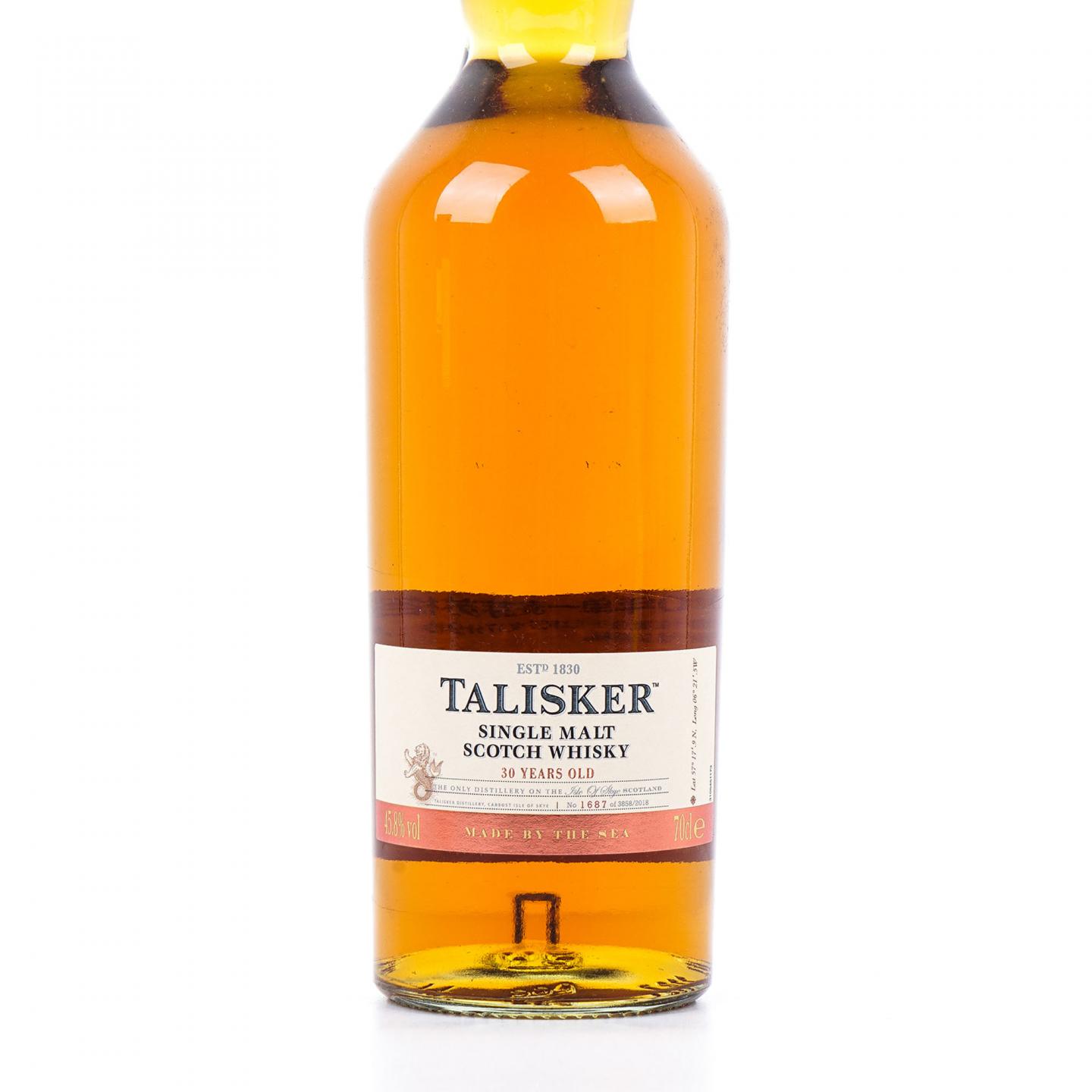 Talisker 泰斯卡 30年 2018 行货