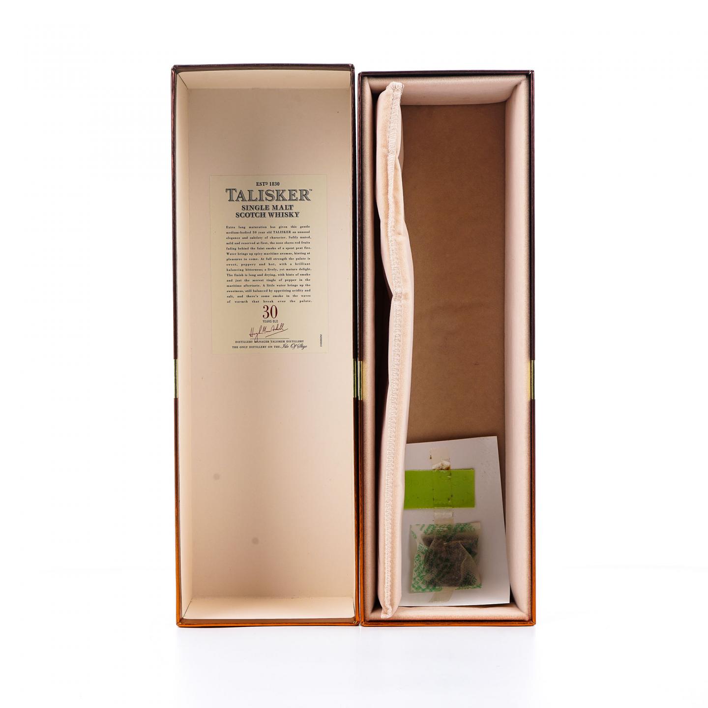 Talisker 泰斯卡 30年 2018 行货